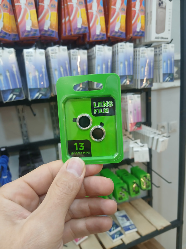 محافظ دوربین iphone 13مدل رینگی شیشه ای آلومینیومی