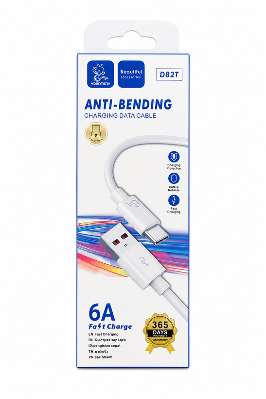 کابل شارژ تایپ سی مدل ANTI-BENDING