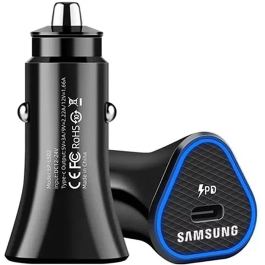 شارژر فندکی سامسونگ مدل EP-L502 ظرفیت ۲۵ وات فست شارژ