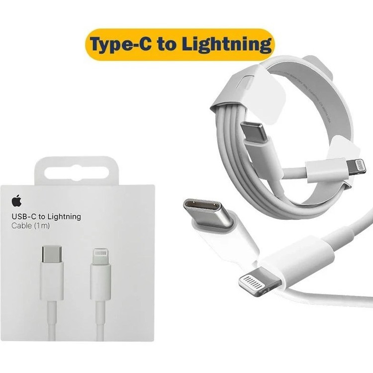 کابل شارژر USB-C به Lightning اپل ا متری (ارجینال اپل استور) MX0K2ZM/A A2249