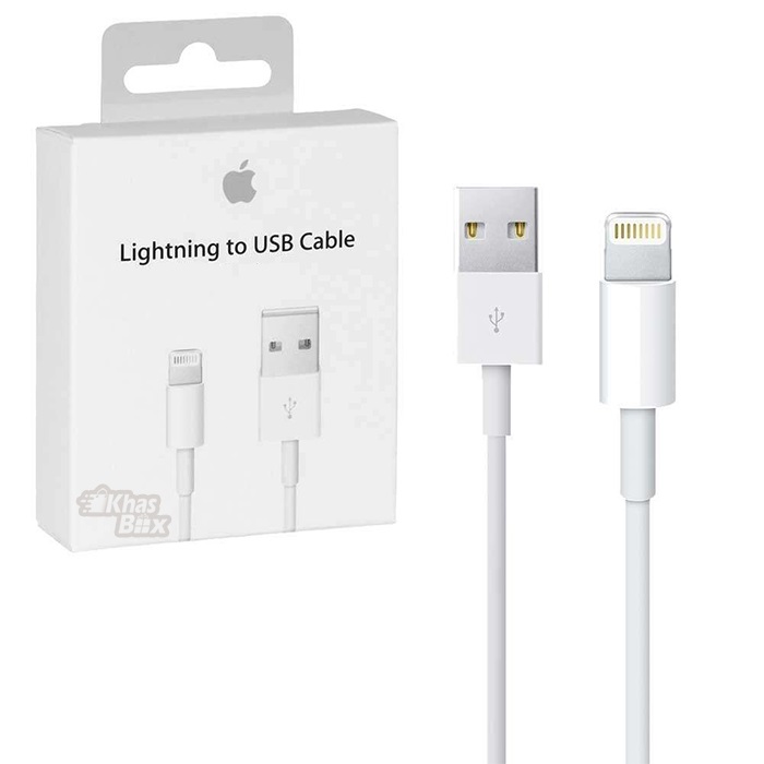 کابل شارژر اپل مدل Lightning به USB سایز ۱ متر