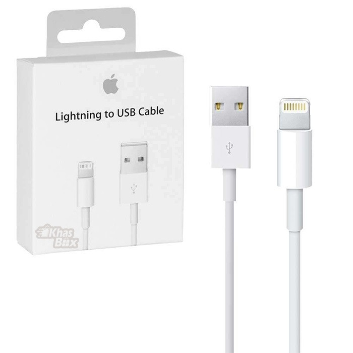 کابل شارژر اپل مدل Lightning به USB سایز ۱ متر