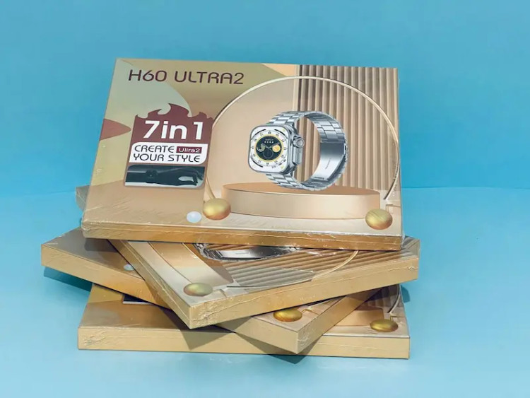 ساعت هوشمند ULTRA2 مدل H60 دستبند فلزی + 6 بند مختلف